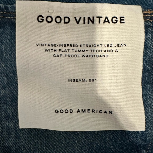 GOOD AMERICAN GOOD VINTAGE JEANS NEW WITH TAGS - Picture 8 of 10